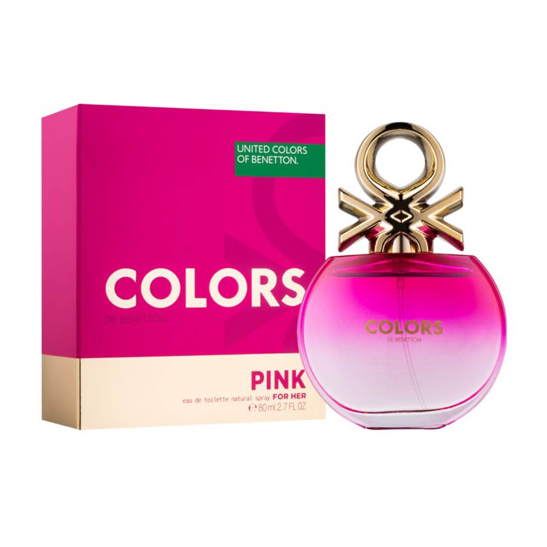 United Colors of Benetton Colors Woman Pink Eau De Toilette For Women 80ml