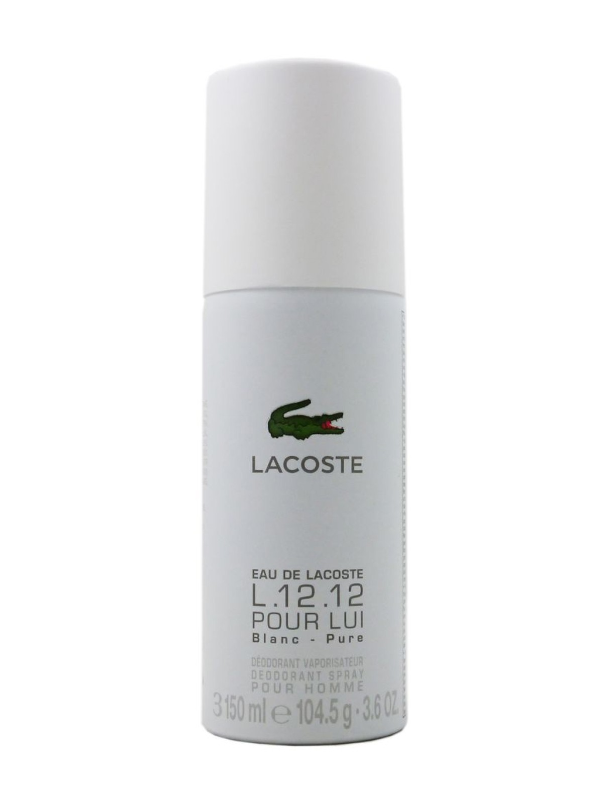 Lacoste Eau de Lacoste L.12.12 Blanc Deodorant Spray 150ml For Men