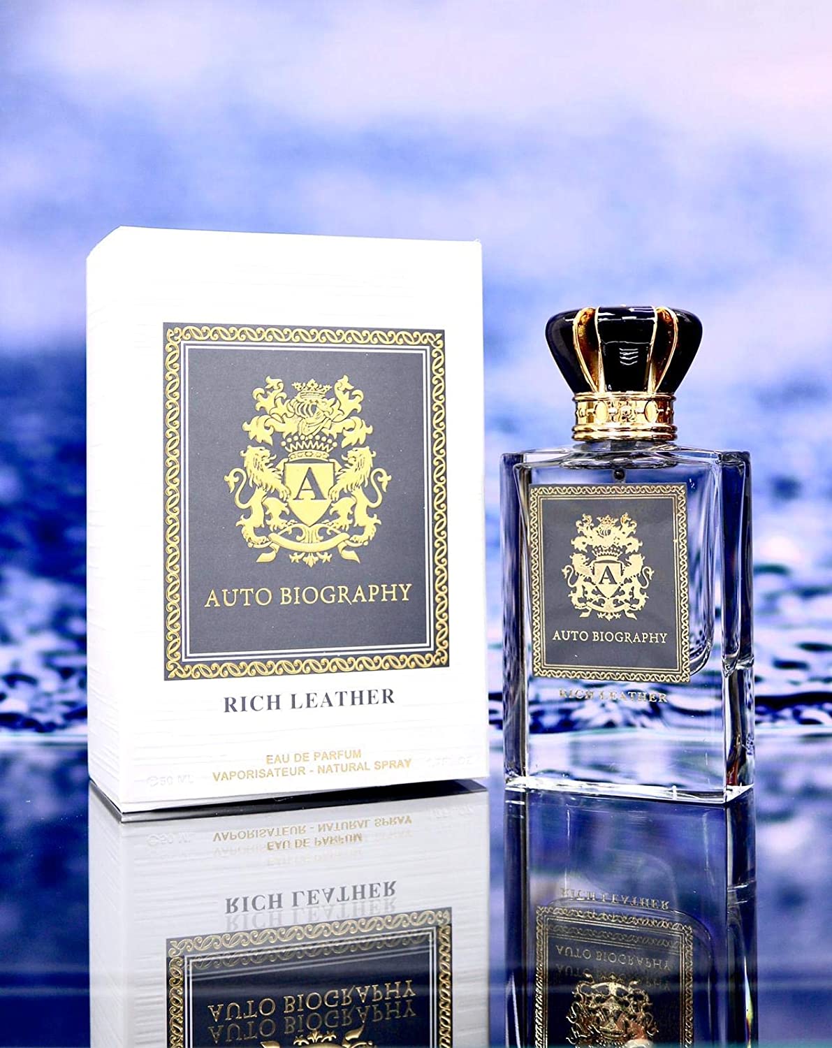 Paris Corner Autobiography Rich Leather EDP 50ml for Men