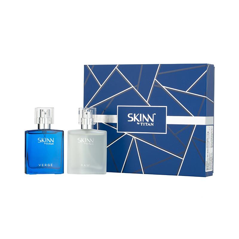 Skinn By Titan Raw and Verge Nos Perfumes For Men EDP 25ml*2 (50ml)