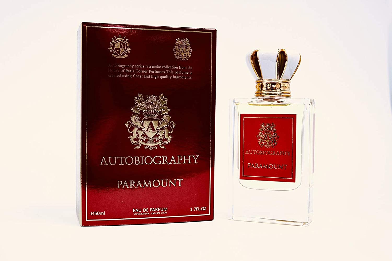 Paris Corner Autobiography Paramount EDP 50ml for Men